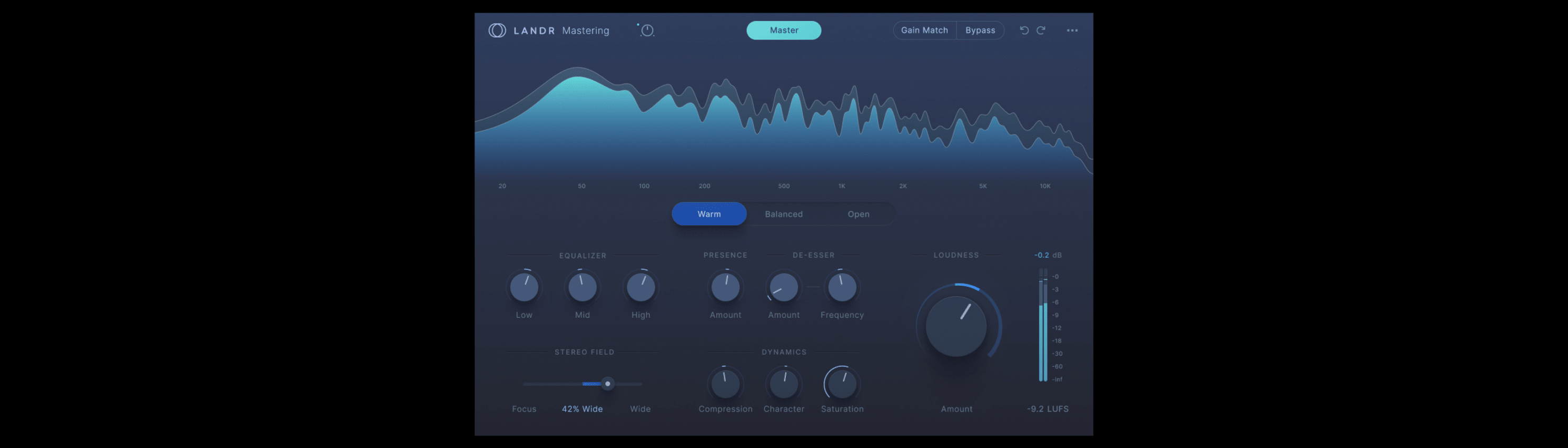 Landr Mastering Plugin by LANDR