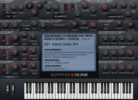 Dune 2 sales synth