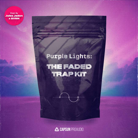Capsun ProAudio Purple Lights The Faded Trap Kit WAV-FLARE