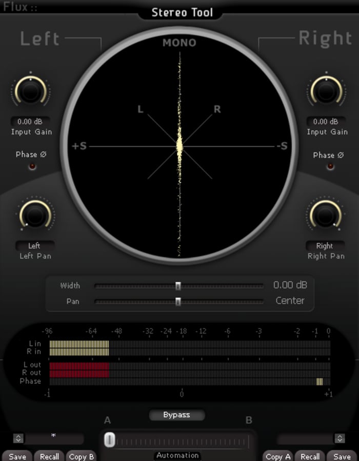 stereo tools mix minus