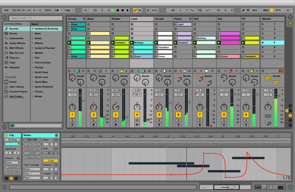 Ableton Live screenshot