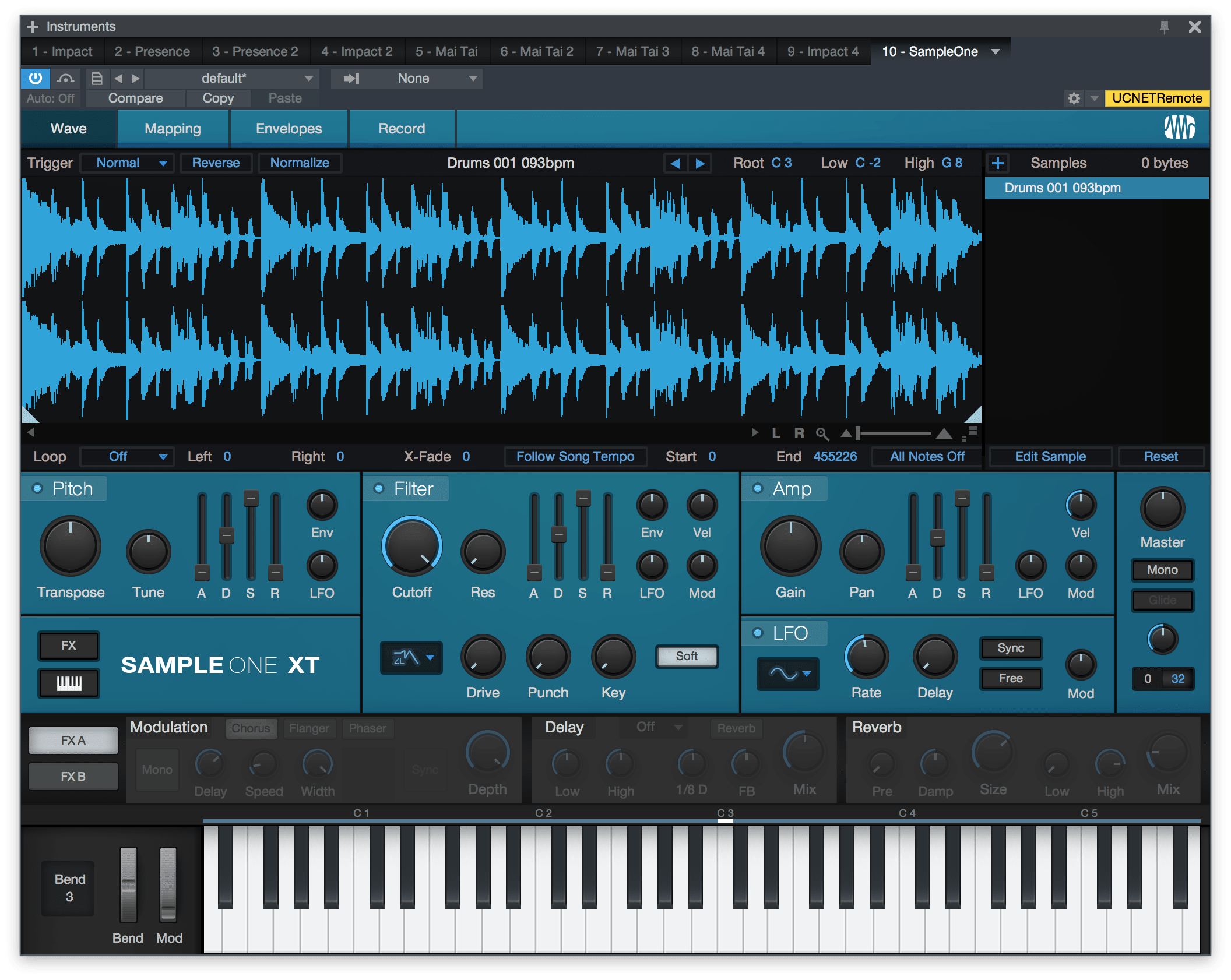 Studio One SampleOne XT Wave