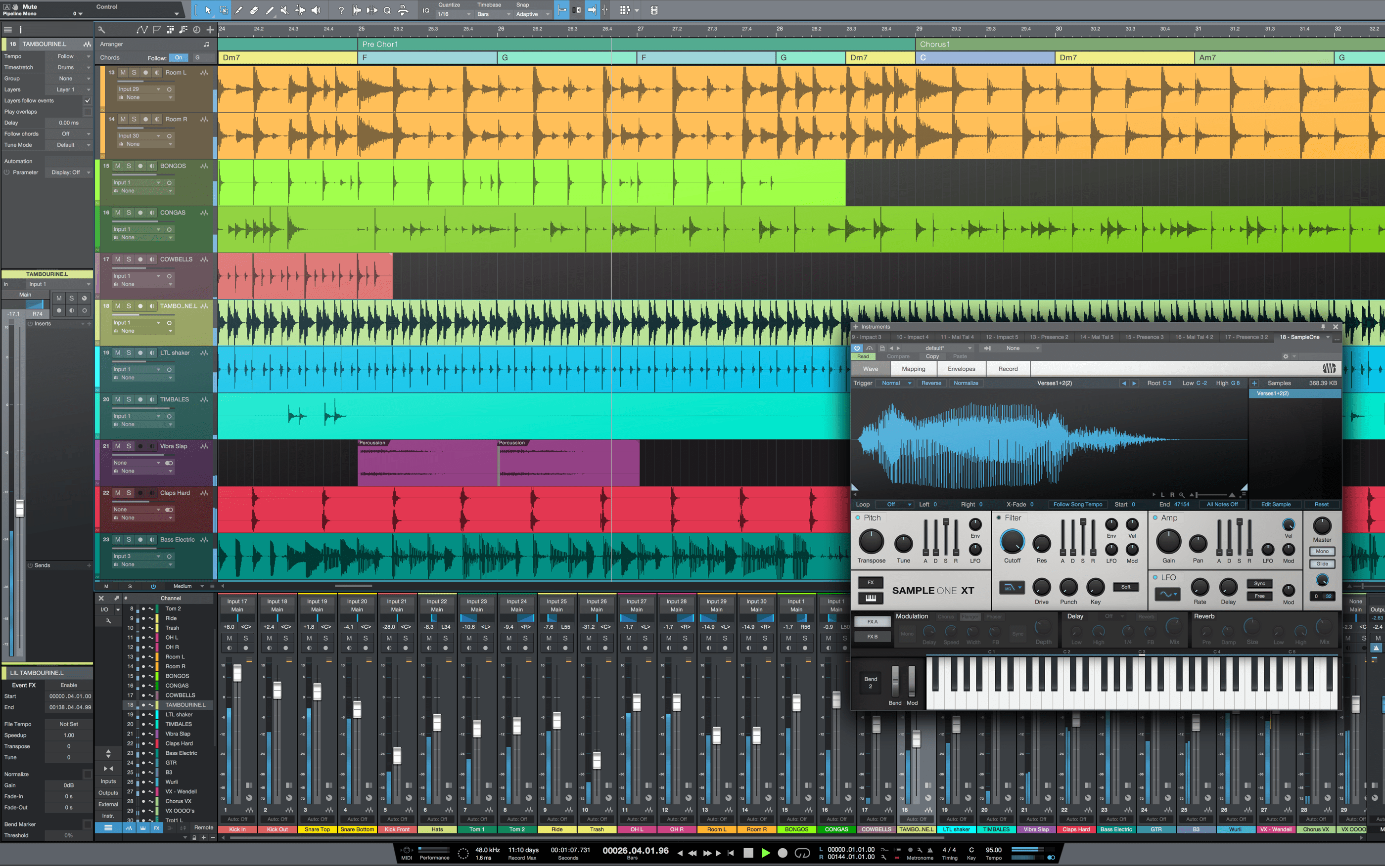 studio one chord track