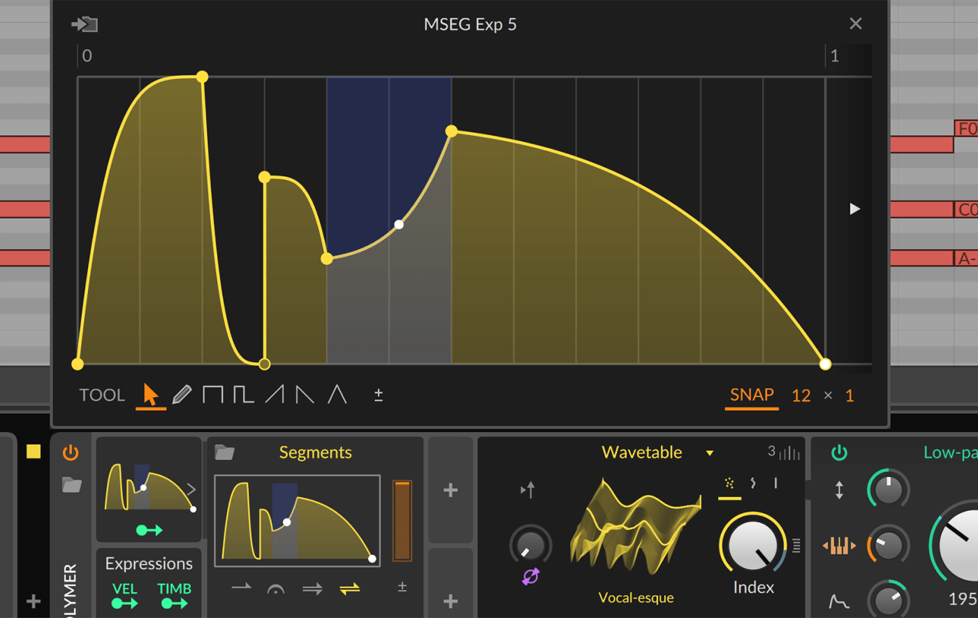 NEW to Bitwig Studio 5: Make movement with MSEGs video poster