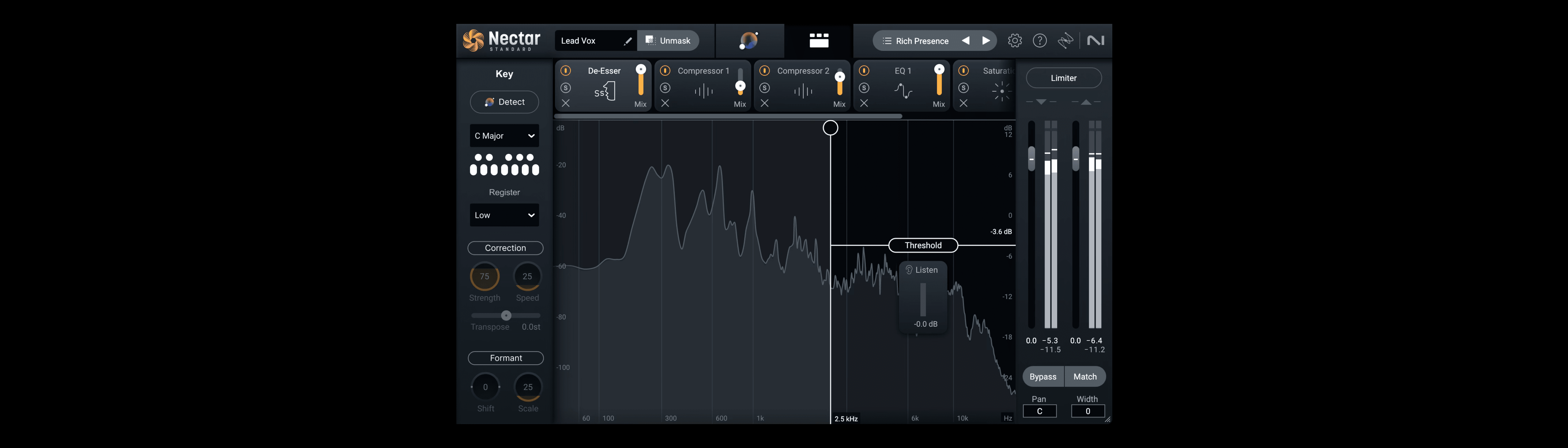 iZotope Nectar 4 de-esser