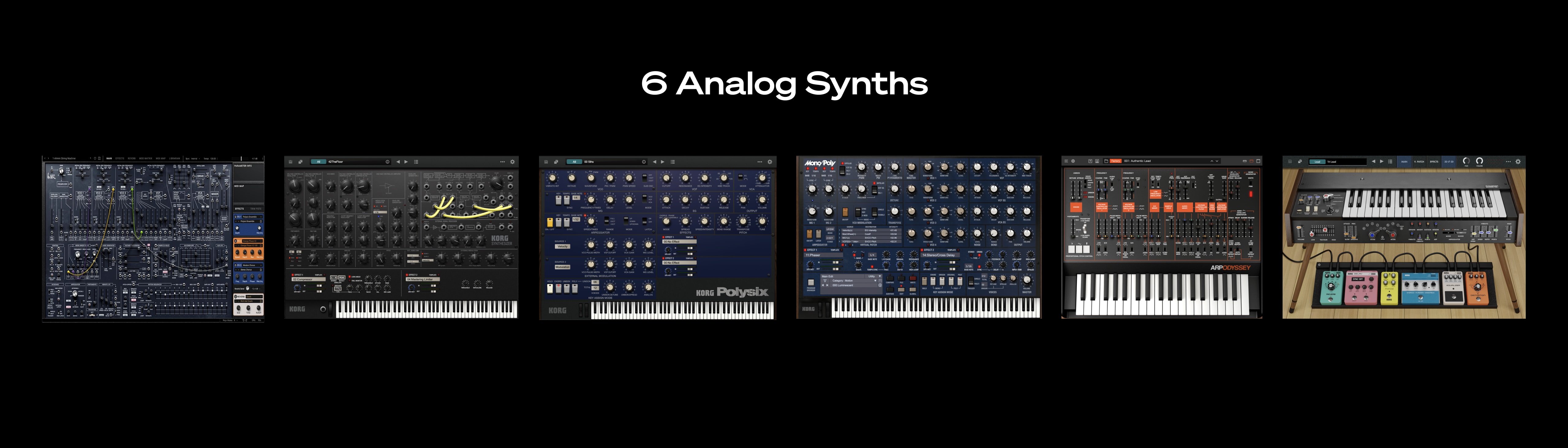 KORG Collection 5 analog synths