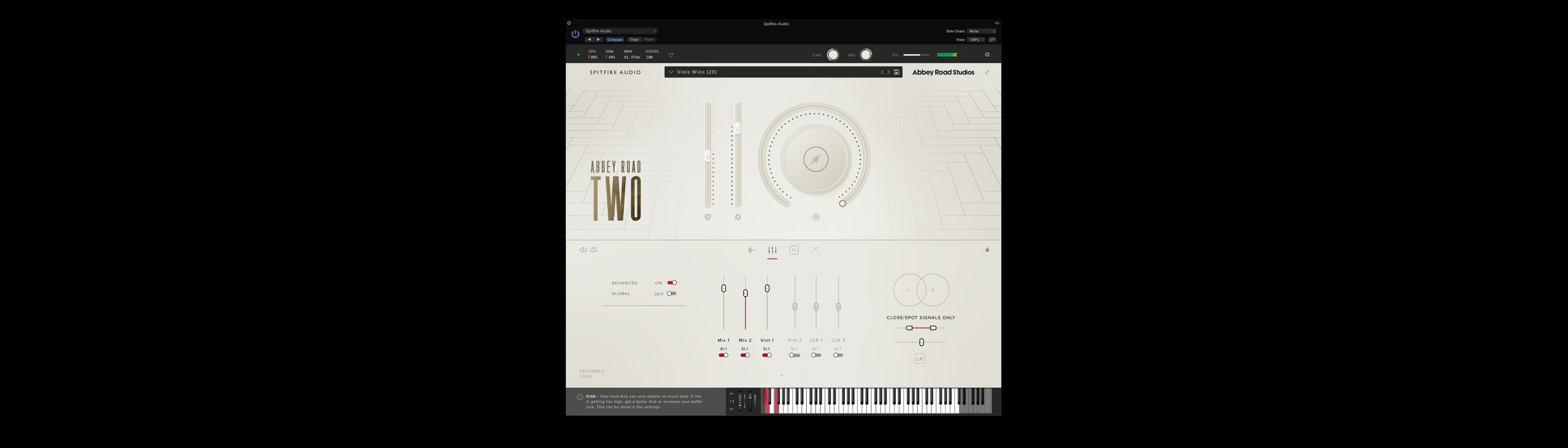 Abbey Road Two: Iconic Strings Pro GUI