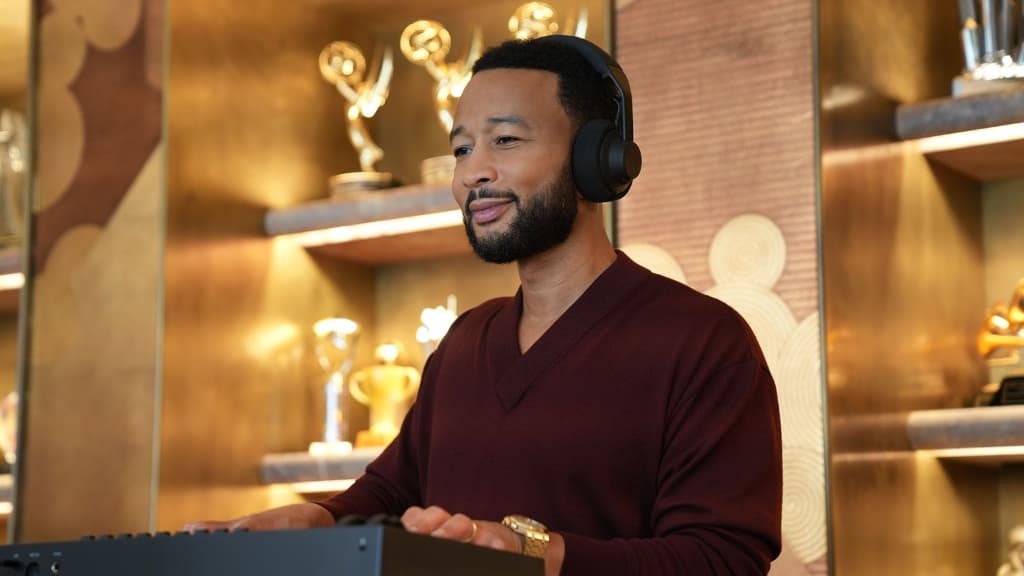 John Legend playing piano in the studio for Splice INSTRUMENT