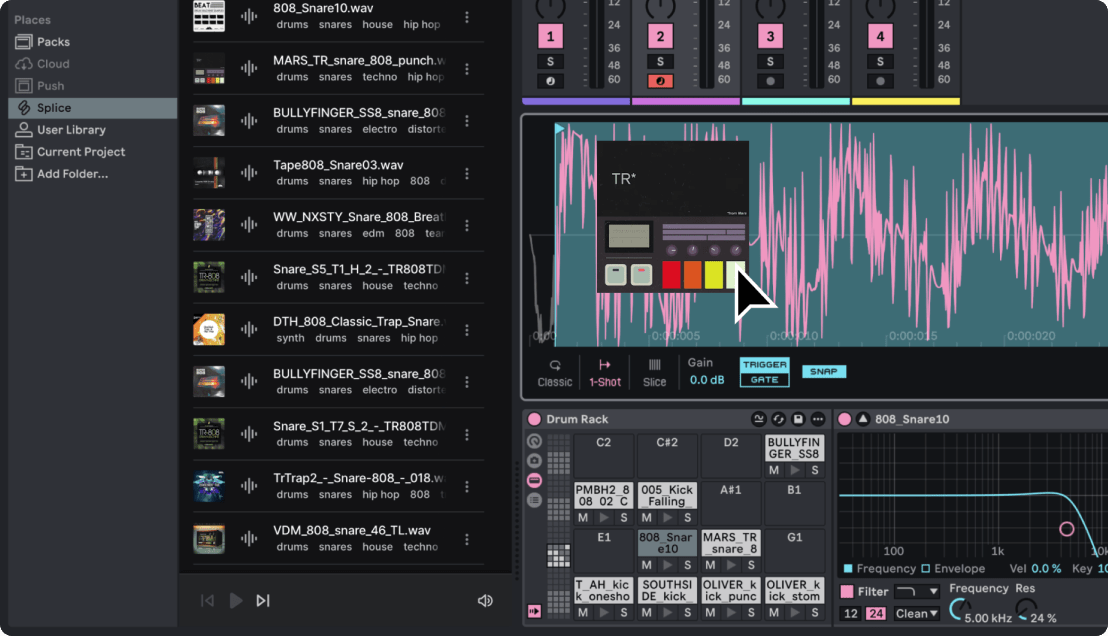 Splice is now in 
Ableton Live 12.3+