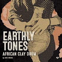 Earthly Tones - African Clay Drum