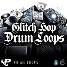 Cover art for Glitch Hop Drum Loops pack