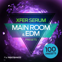 Cover art for Xfer Serum - Main Room and EDM Presets pack