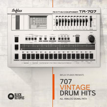 Cover art for TR-707 Vintage Drum Hits by Influx Studios pack