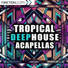 Cover art for Tropical Deep House Acapellas pack