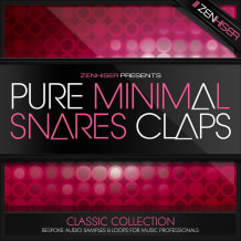 Cover art for Pure Minimal Snares & Claps pack