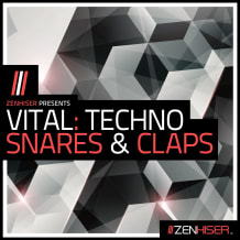 Cover art for Vital: Techno Snares & Claps pack