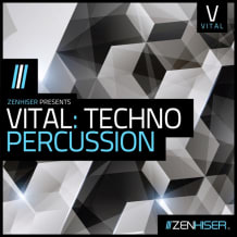 Cover art for Vital: Techno Percussion pack