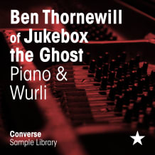 Cover art for Ben Thornewill of Jukebox the Ghost - Piano and Wurli pack