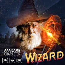 Cover art for AAA Game Character - Wizard pack