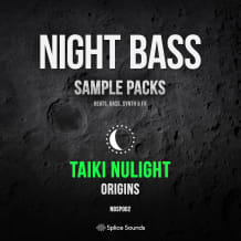 Cover art for Night Bass Presents Taiki Nulight's Origins Sample Pack pack