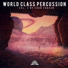 Cover art for World Class Percussion Vol. 3 by Evan Fraser pack