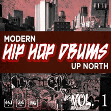 Cover art for Modern Up North Hip Hop Drums Vol. 1 pack