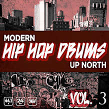 Cover art for Modern Hip Hop Drums Up North Vol 3 pack