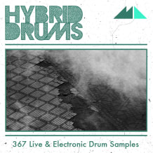 Cover art for Hybrid Drums - Live & Electronic Drum Samples pack