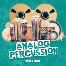 Cover art for Analog Percussion by Ben Aylon pack