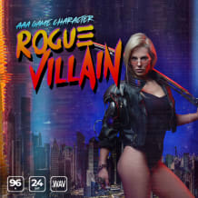 Cover art for AAA Game Character Female Rogue Villain pack