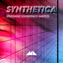 Cover art for Synthetica - Synthwave Soundtrack Samples pack