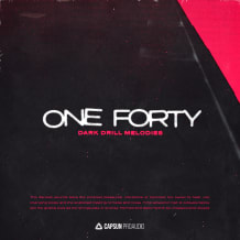 Cover art for ONE FORTY: Dark Drill Melodies pack