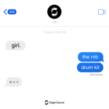 Cover art for girl. - the rnb drum kit pack