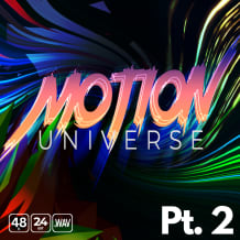 Cover art for Motion Universe - Game Whoosh & Motion Graphic Sound Sets - Pt. 2 pack