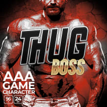 Cover art for AAA Game Character Thug Boss pack