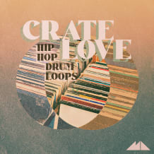 Cover art for Crate Love - Hip Hop Drum Loops pack