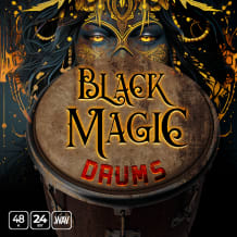 Cover art for Black Magic Drums pack