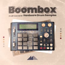 Cover art for Boombox - Hardware Drum Samples pack