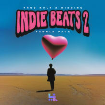 Cover art for Indie Beats 2 Sample Pack by Prod Kult x Midding pack