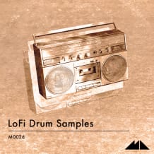 Cover art for LoFi Drum Samples pack