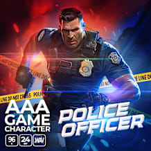 Cover art for AAA Game Character Police Officer pack