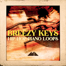 Cover art for Breezy Keys - Hip Hop Piano Loops pack