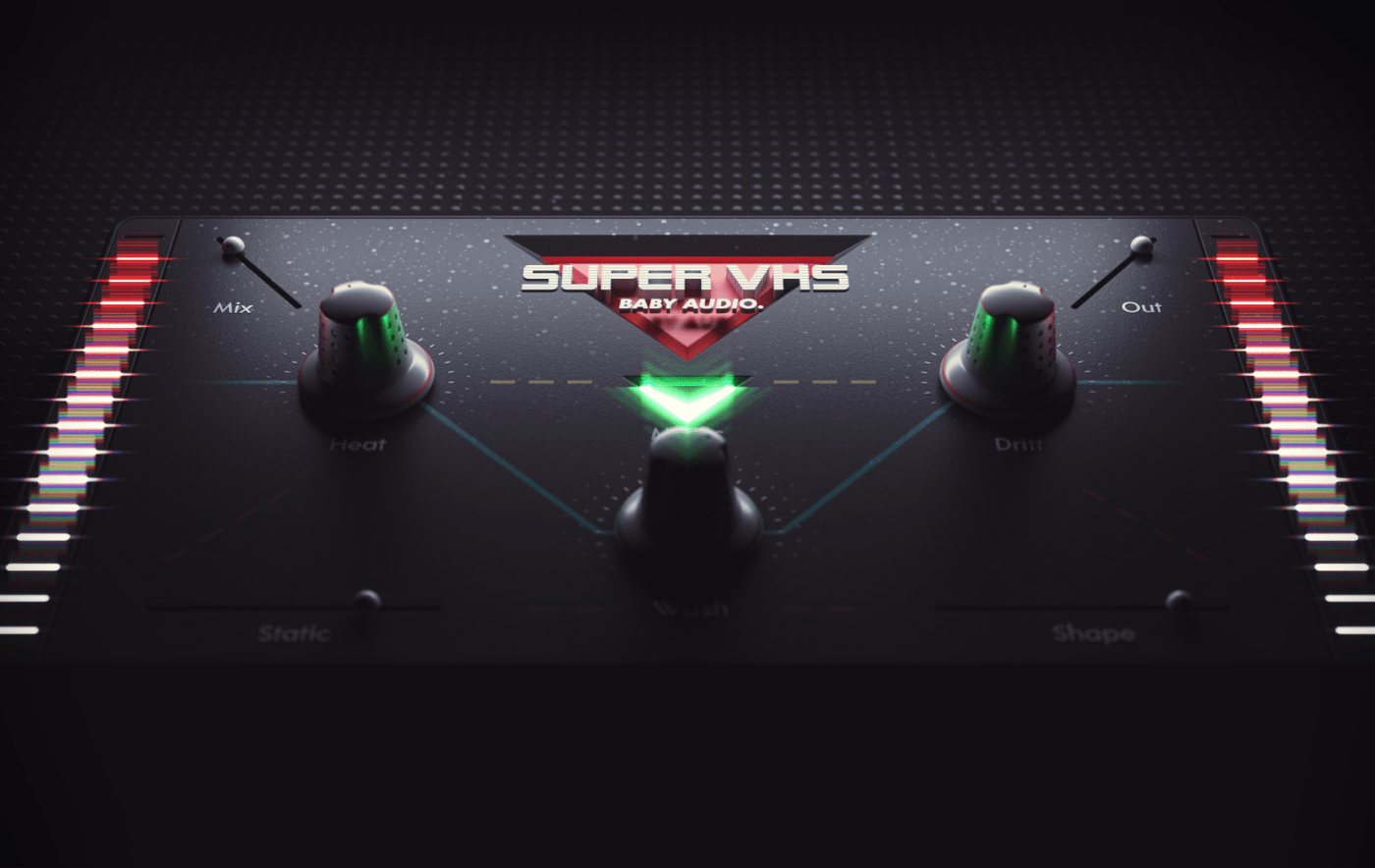 Retro vibes with Super VHS video poster
