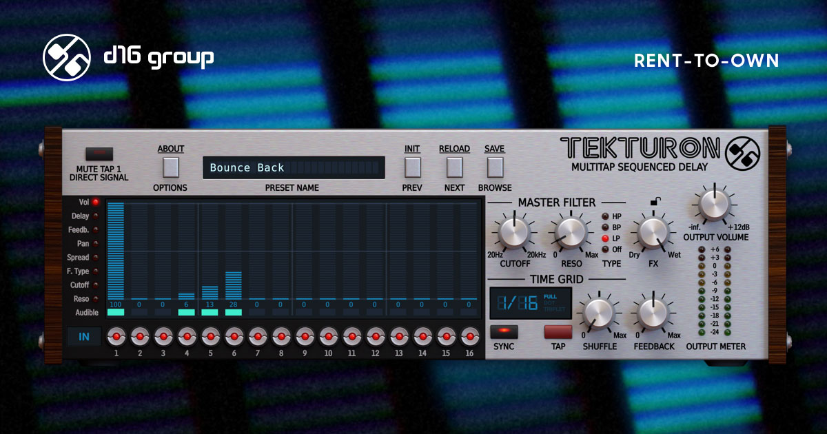 Tekturon Delay Fx Plugin By D16 Group Splice Splice