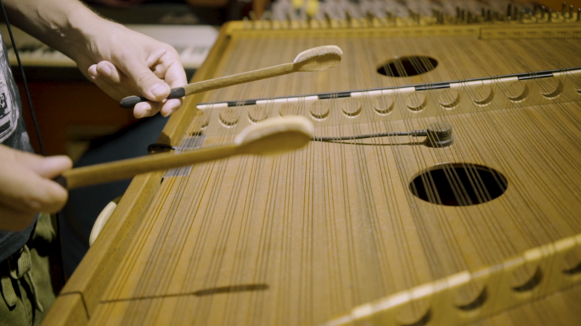 The hammer dulcimer brings beauty and brilliance to any track