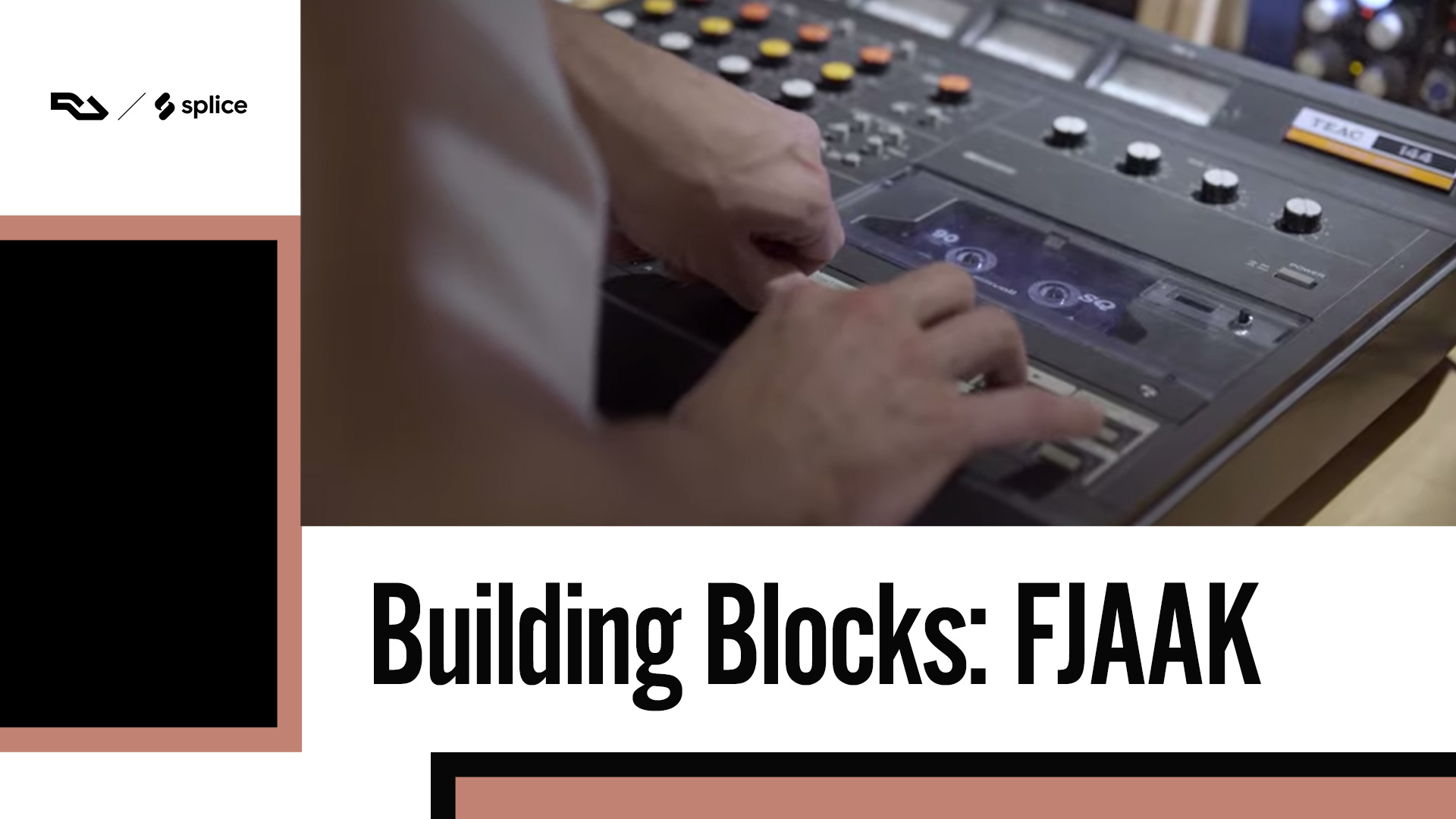 Video thumbnail for FJAAK make a techno sample pack in their Berlin studio I RA I Splice