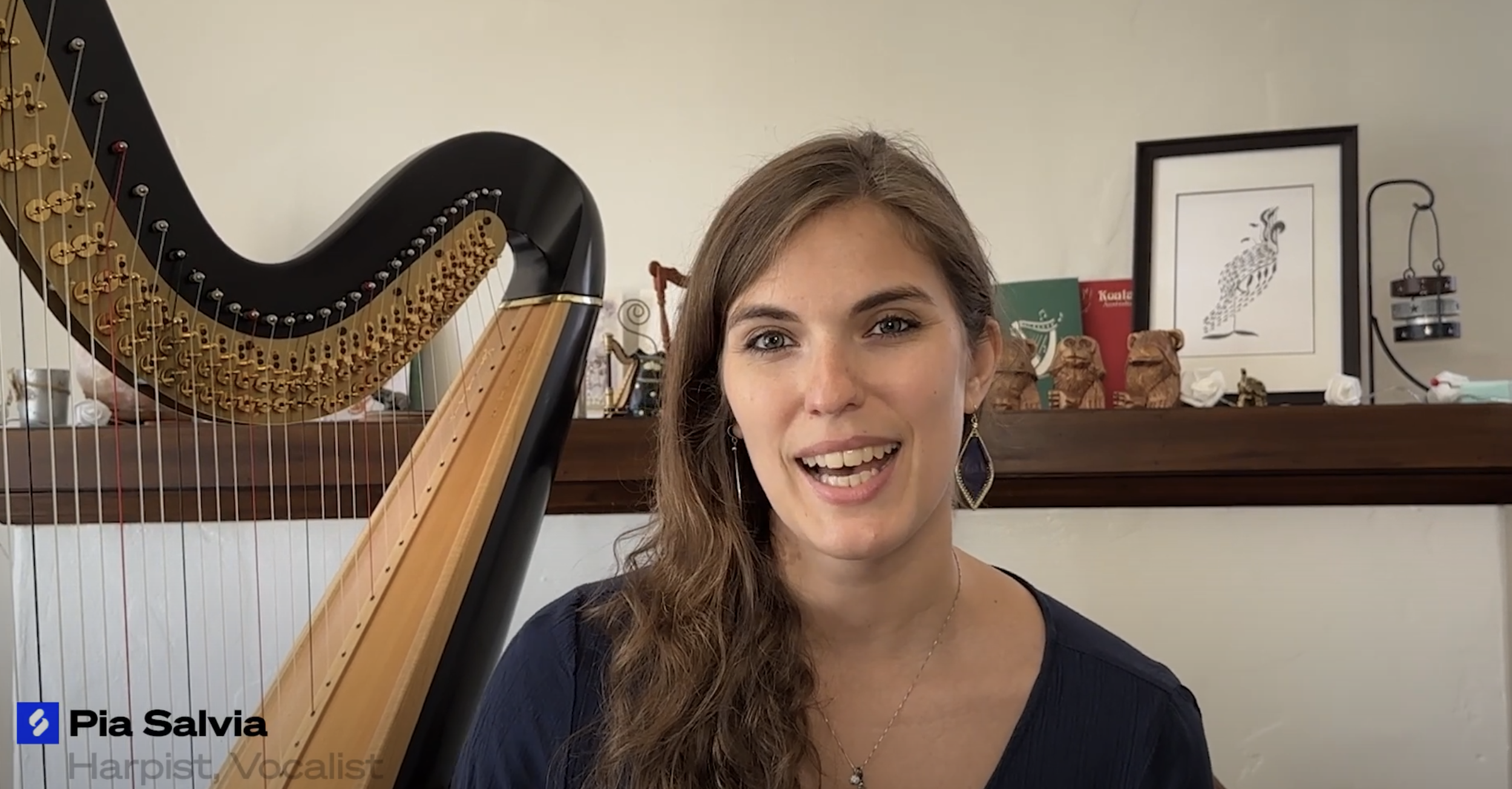 Video thumbnail for Pia Salvia Explains the Complexity of the Harp