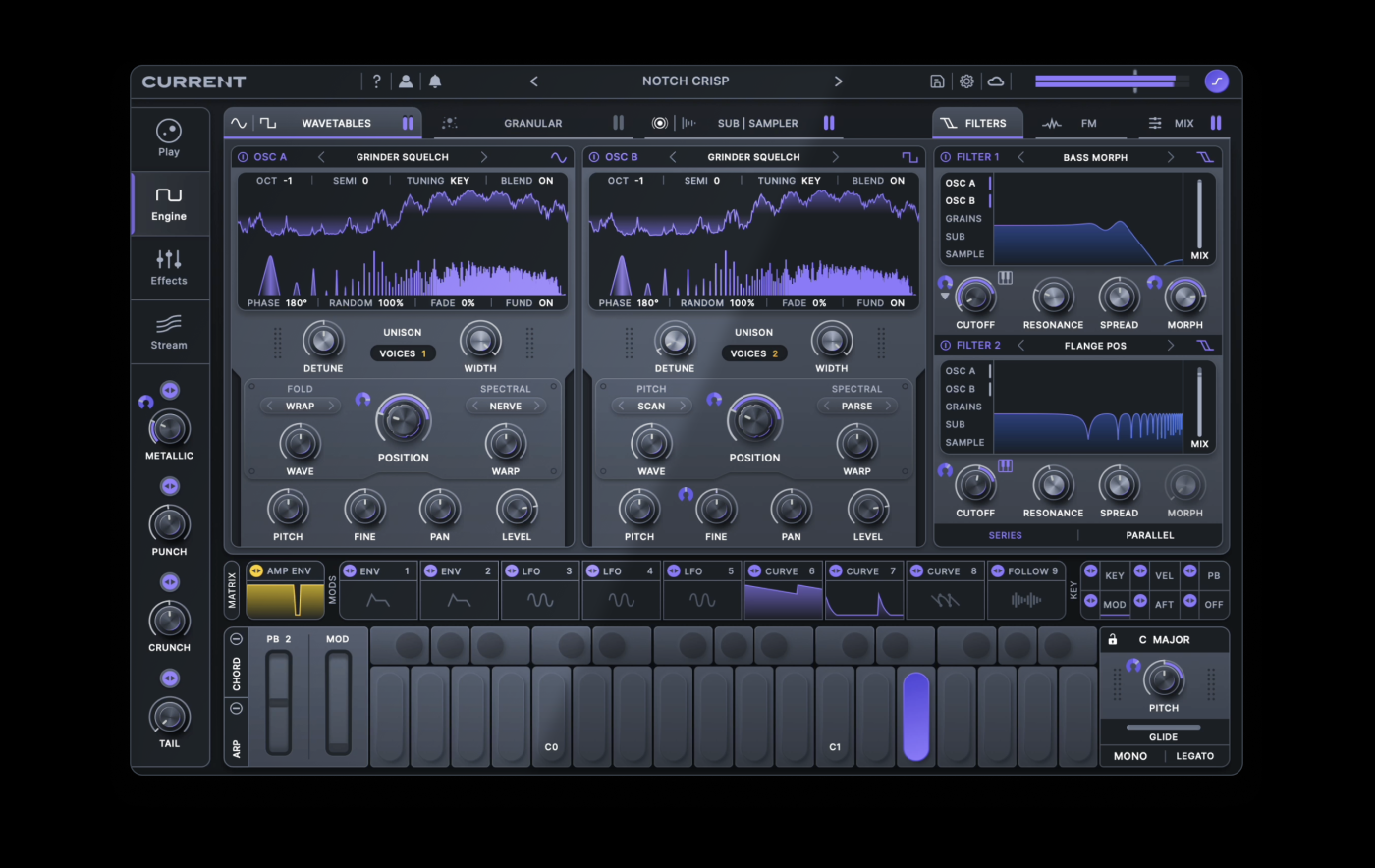 Current wavetables