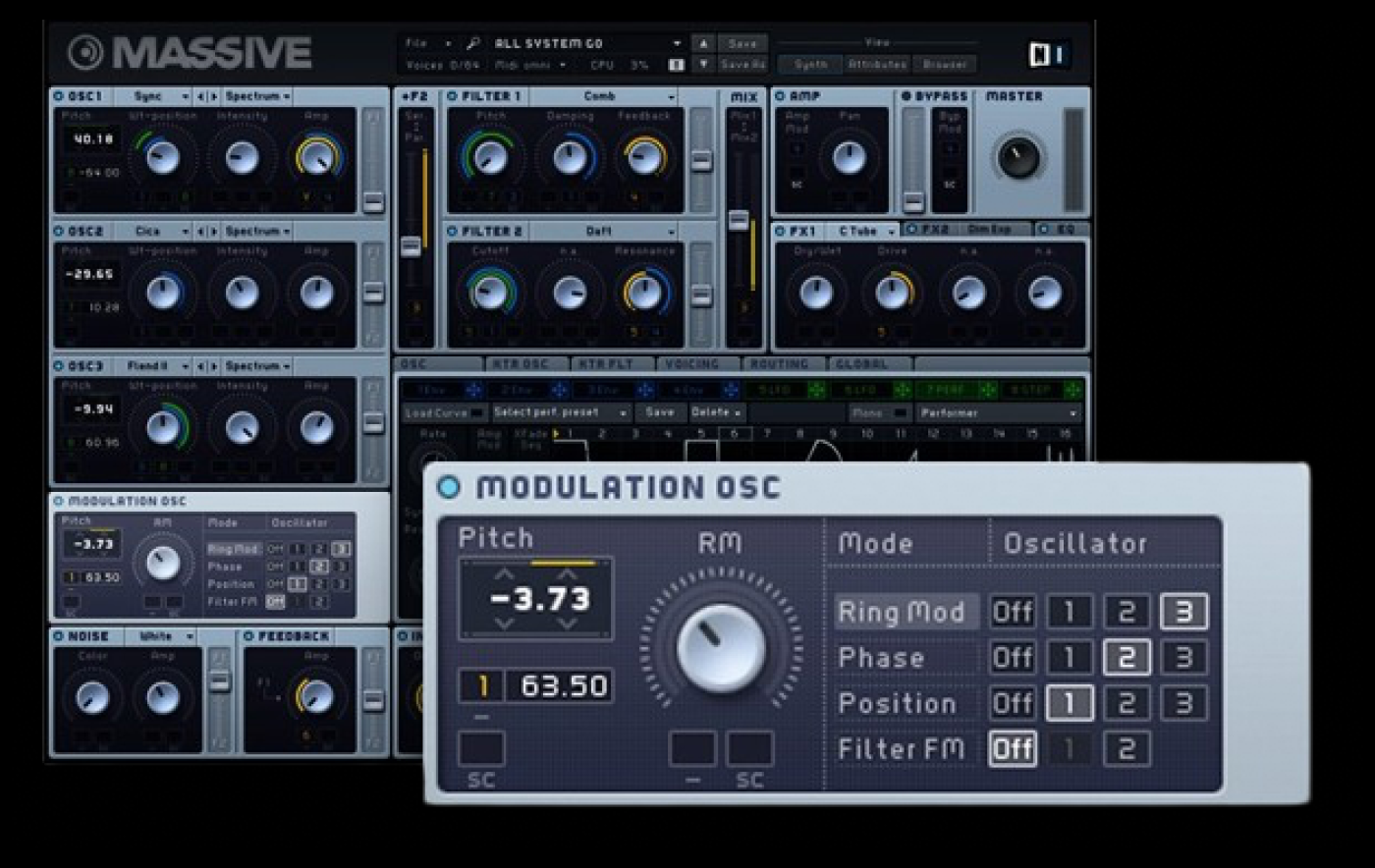 Massive modulation