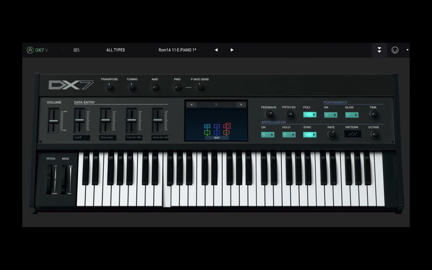 DX7 V video poster